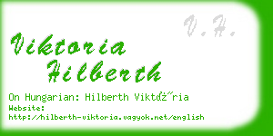 viktoria hilberth business card